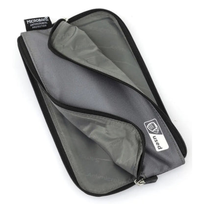 Zippered pockets for easy use