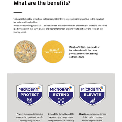 Samsonite Antimicrobial Zippered Mask Pouch - Black / Grey