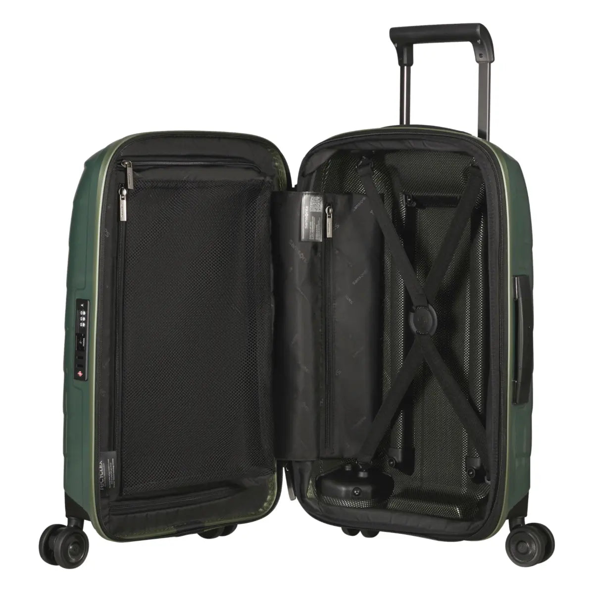 Cross ribbons and divider pad for easy and organised packing