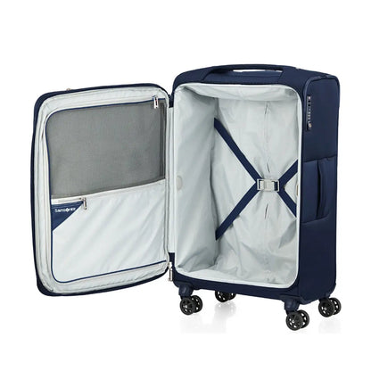 Functional elastic cross ribbons to secure packed items