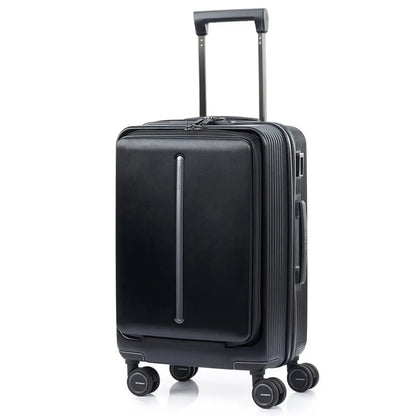 Front opening with front pocket