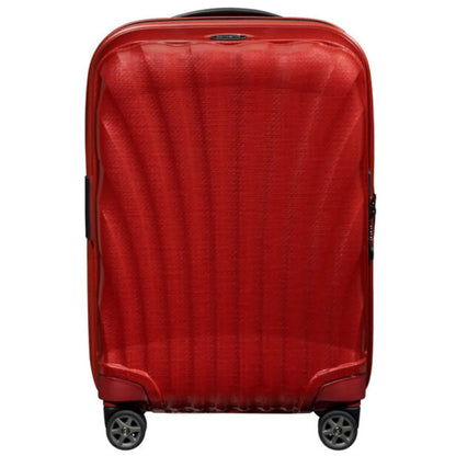 Samsonite C-Lite 55 cm Expandable 4-Wheel Cabin Spinner Suitcase - Chili Red