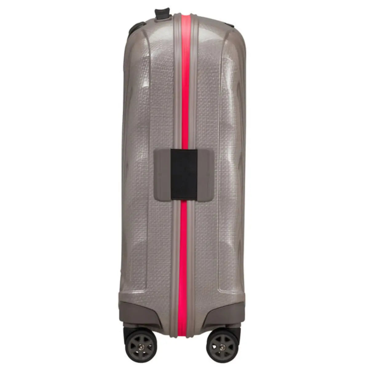 Samsonite C-Lite 55 cm Expandable 4-Wheel Cabin Spinner Suitcase - Pearl / Fuchsia (Limited Edition)