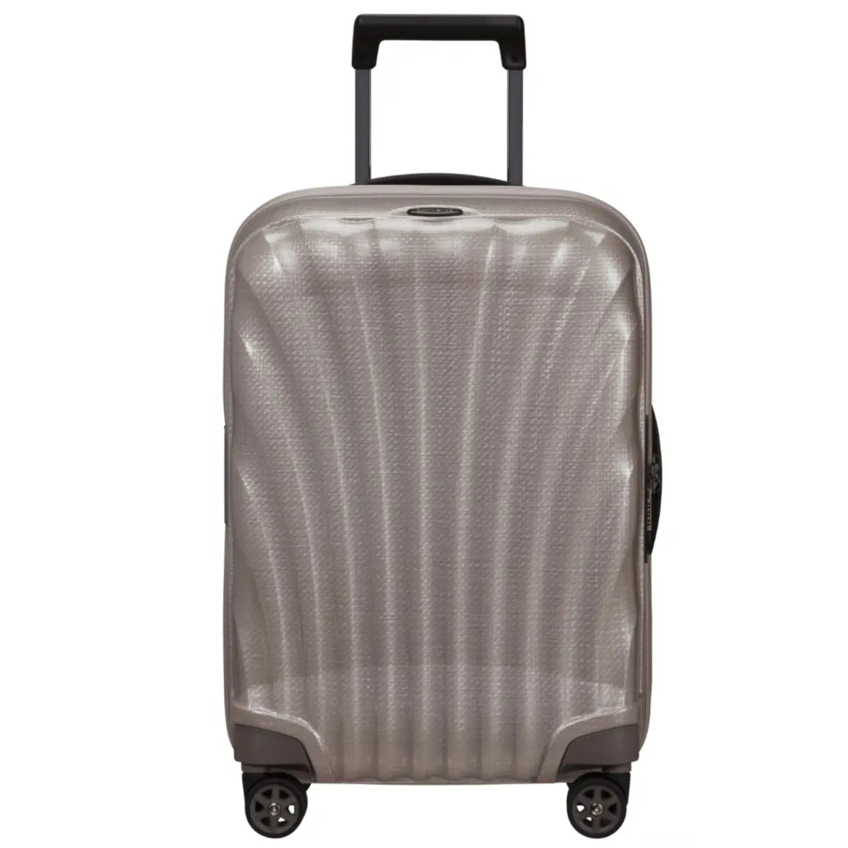 Samsonite C-Lite 55 cm Expandable 4-Wheel Cabin Spinner Suitcase - Pearl / Fuchsia (Limited Edition)