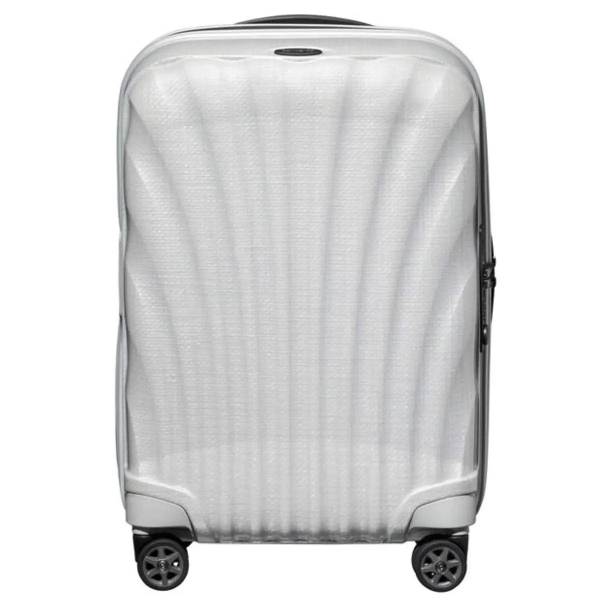 Samsonite C-Lite 55 cm Expandable 4-Wheel Cabin Spinner Suitcase - Off White