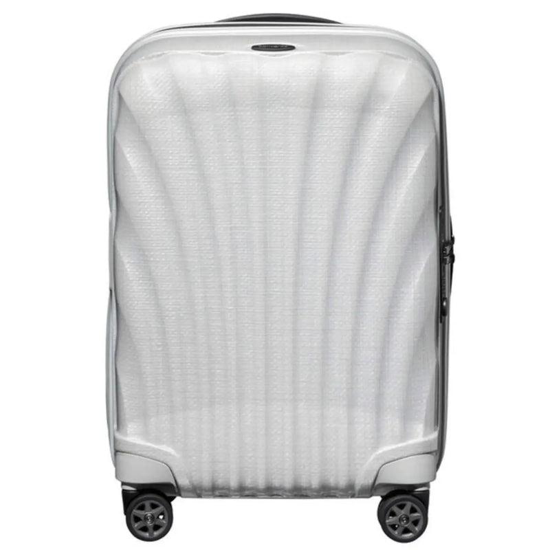 Samsonite C-Lite 55 cm Expandable 4-Wheel Cabin Spinner Suitcase - Off White