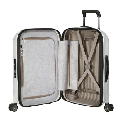 Compression straps and zippered divider