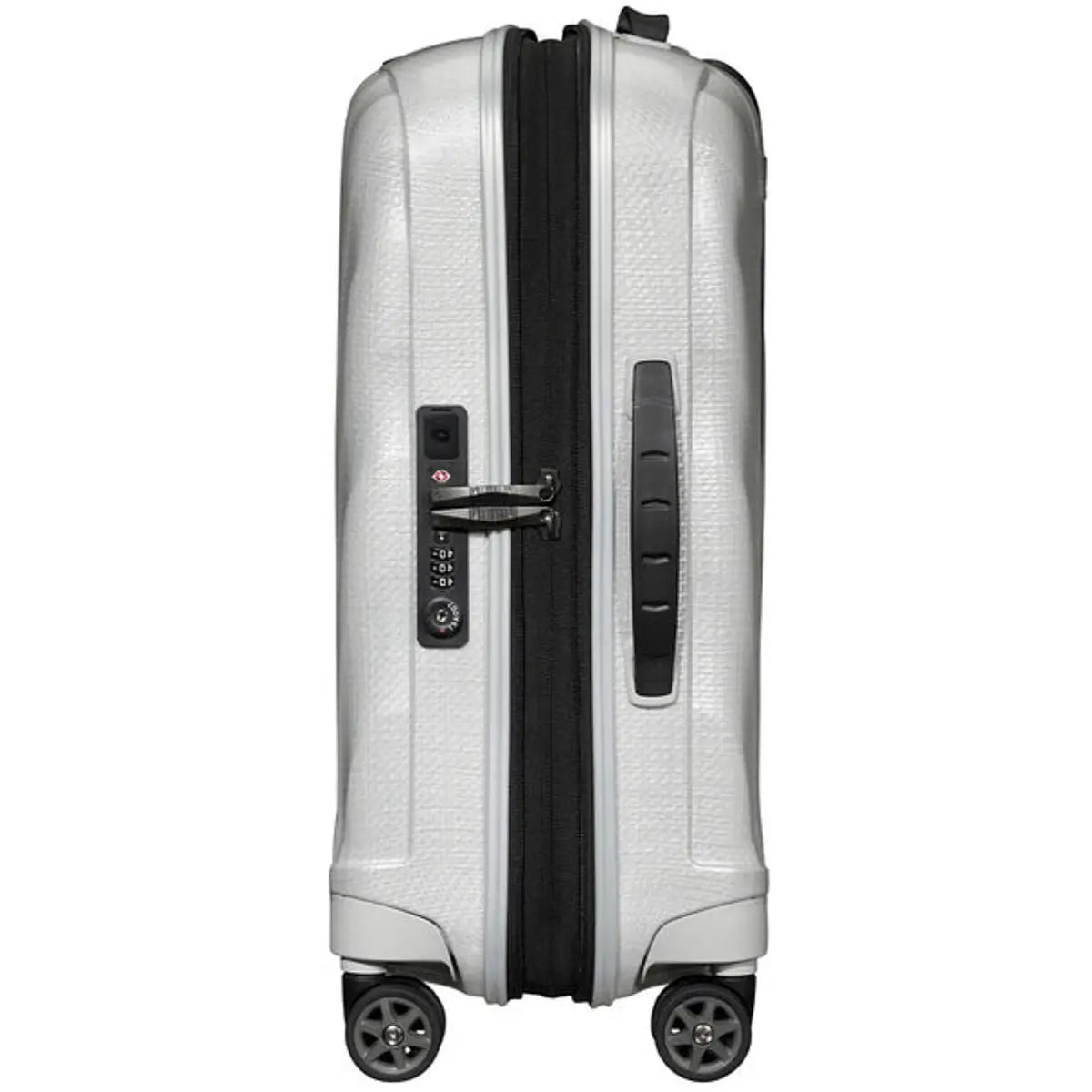 Integrated 3 digit TSA combination lock with USB port