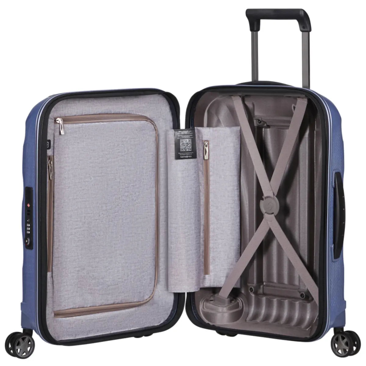 Samsonite C-Lite 55 cm Expandable 4-Wheel Cabin Spinner Suitcase - Lavender