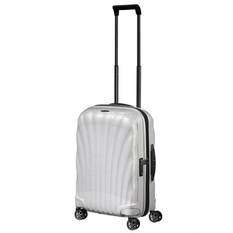 Samsonite C-Lite 55cm 4-Wheel Expandable Cabin Spinner Suitcase - Off White