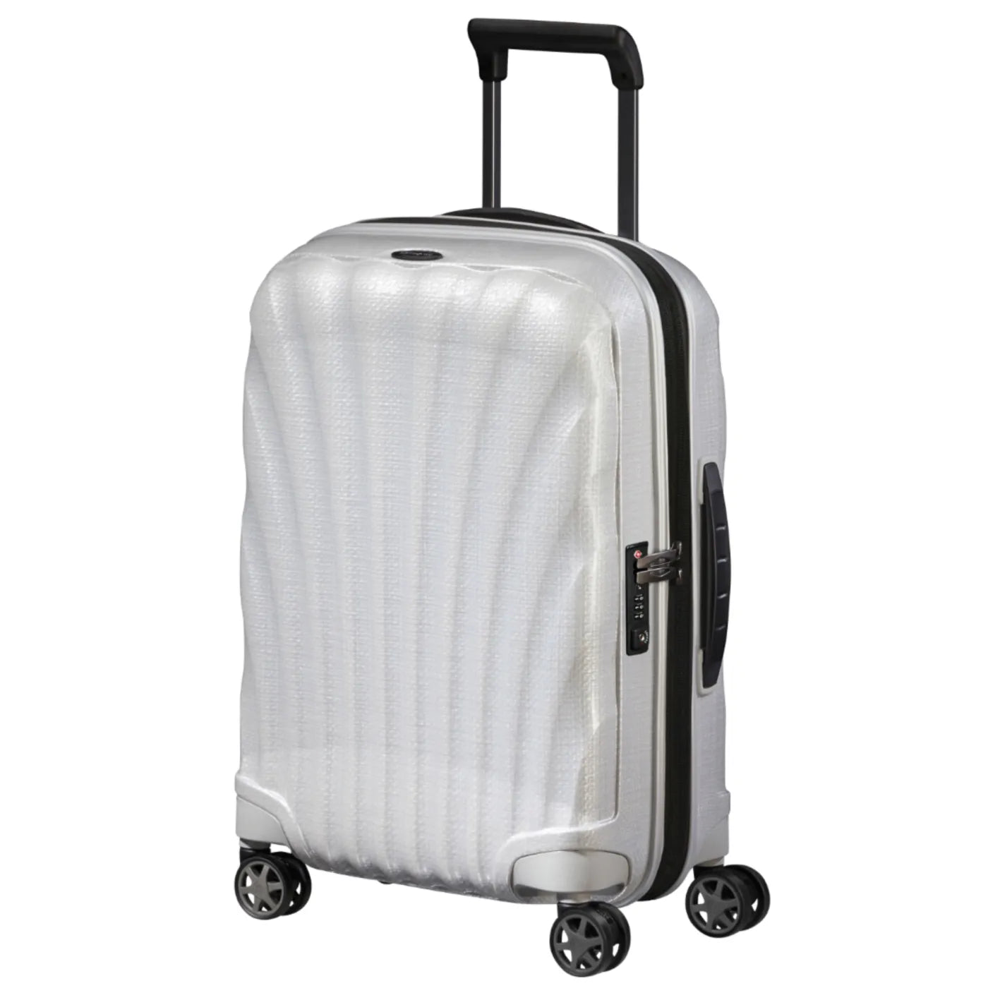 Samsonite C-Lite 55cm 4-Wheel Expandable Cabin Spinner Suitcase - Off White