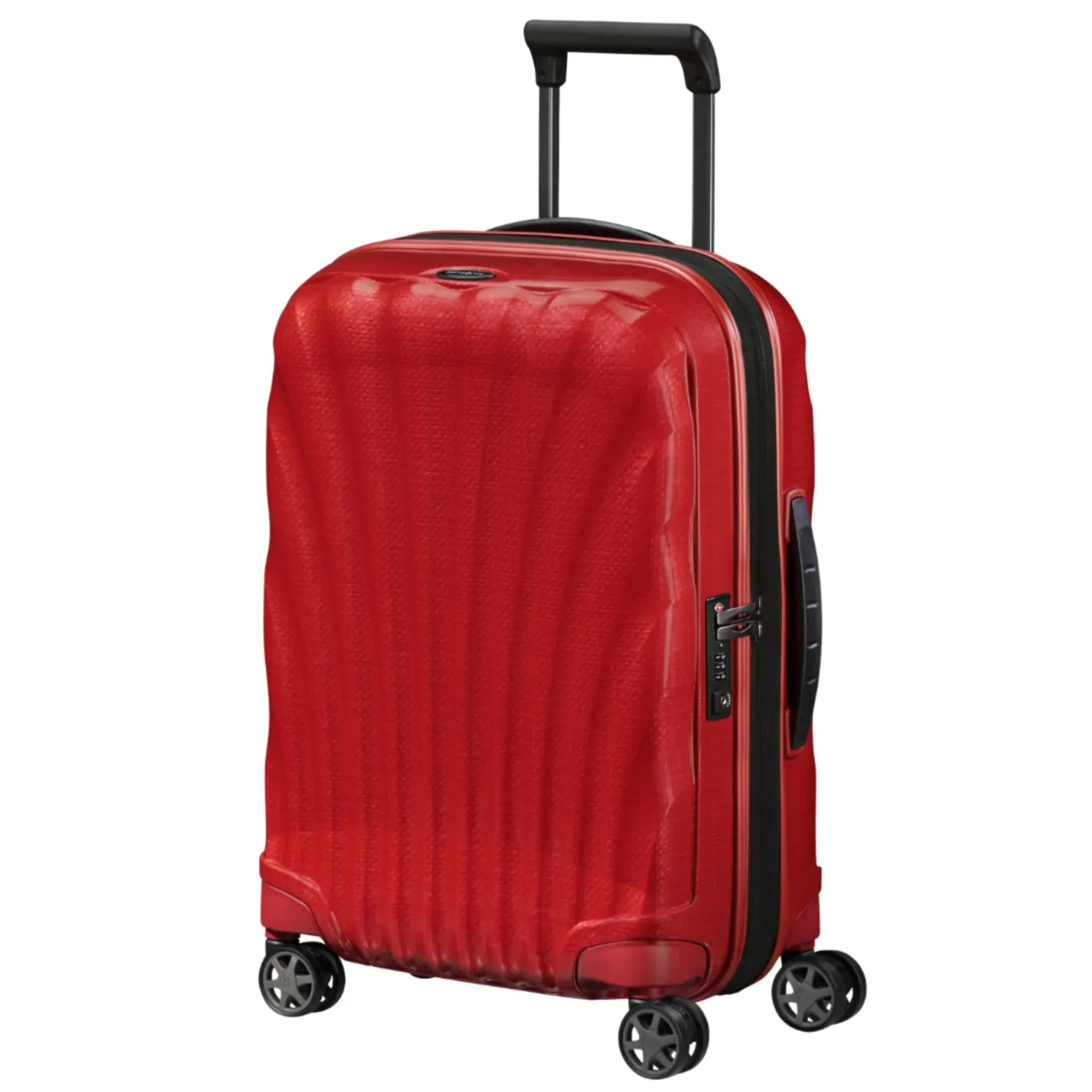 Samsonite C-Lite 55cm 4-Wheel Expandable Cabin Spinner Suitcase - Chili Red