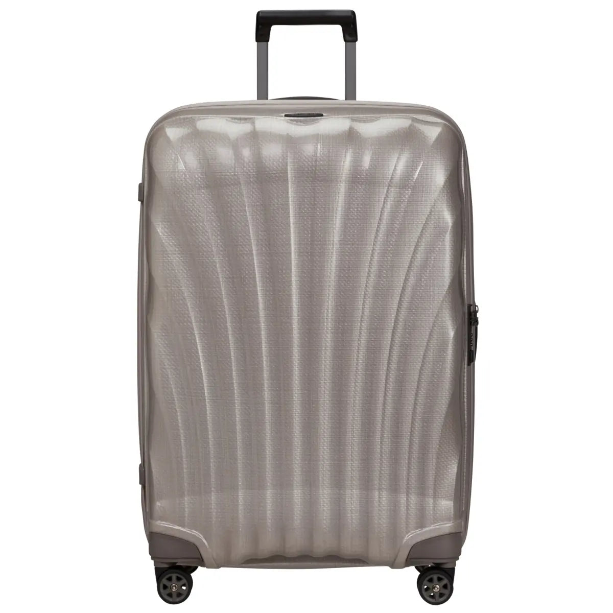 Samsonite C-Lite 75 cm 4 Wheel Spinner Suitcase - Pearl / Fuchsia (Limited Edition)