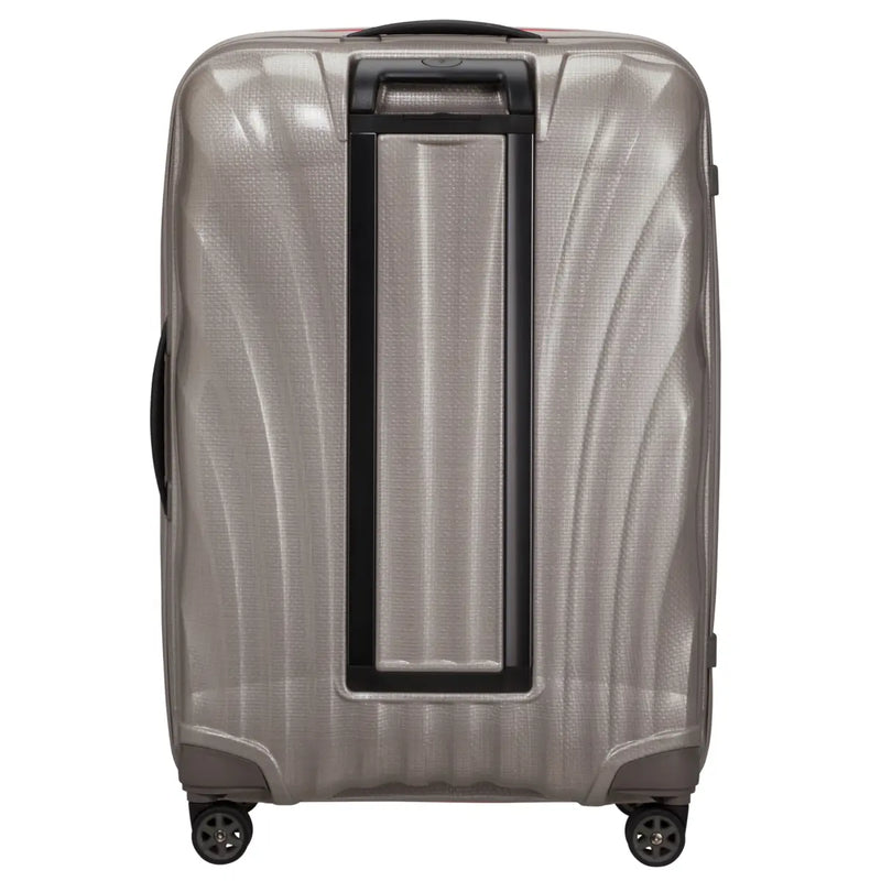 Samsonite C-Lite 75 cm 4 Wheel Spinner Suitcase - Pearl / Fuchsia (Limited Edition)