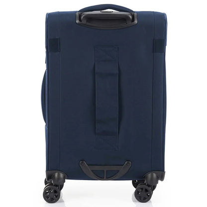 Luggage sleeve on rear of bag
