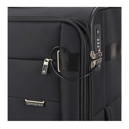 Integrated TSA cable lock and TSA combination lock