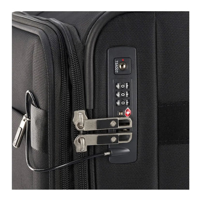 Integrated TSA cable lock and TSA combination lock