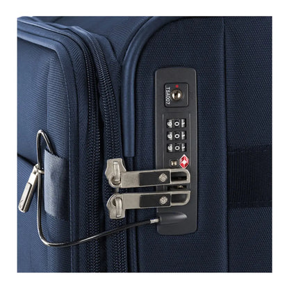 Integrated TSA cable lock and TSA combination lock