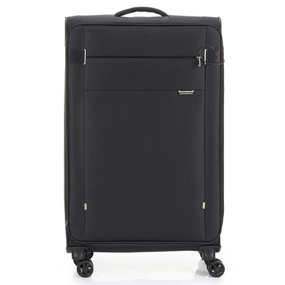 Samsonite City Rhythm 78 cm Expandable 4 Wheel Spinner Luggage - Black
