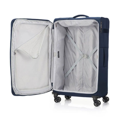 Cross ribbons for easy packing