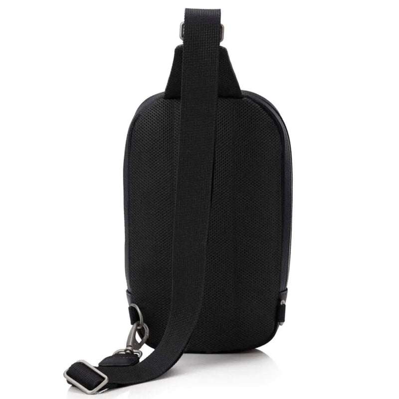 Samsonite Classic Leather Sling Bag - Black