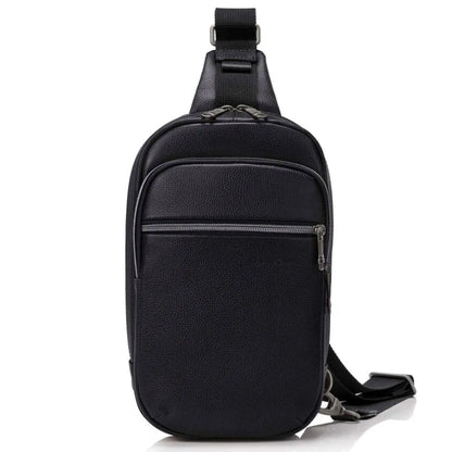 Samsonite Classic Leather Sling Bag - Black