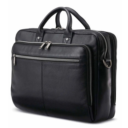 Quick access front zippered front pocket