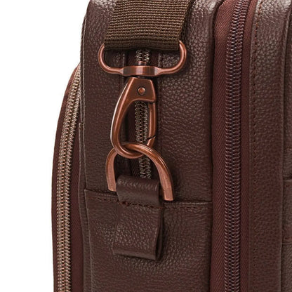 Samsonite Classic Leather Toploader 15.6’’ Laptop Bag - Chocolate