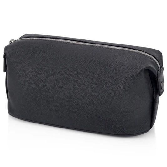 Samsonite Classic Leather Wash Bag - Black