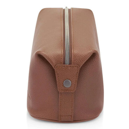 Samsonite Classic Leather Wash Bag - Cognac