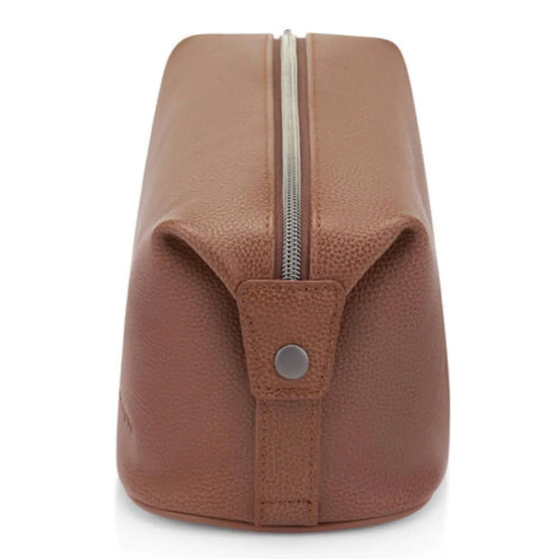 Samsonite Classic Leather Wash Bag - Cognac