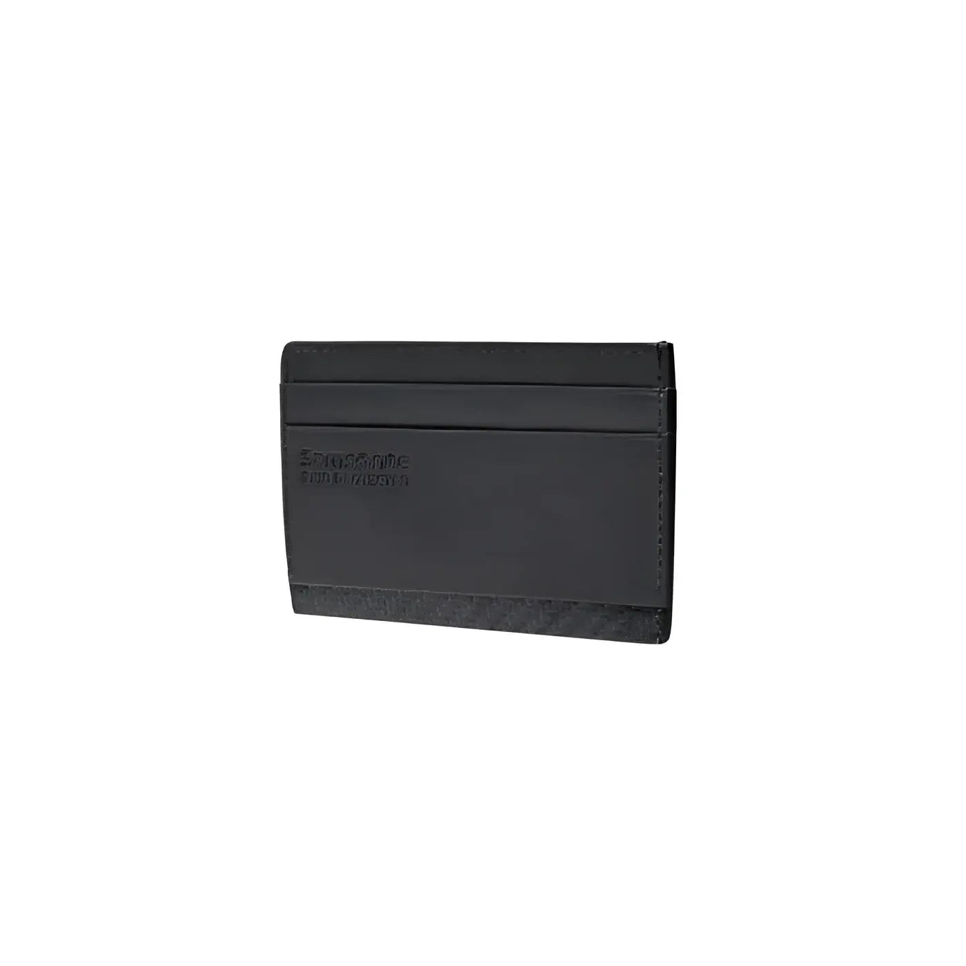 Samsonite DLX Leather Wallet - Card and Note Holder with 4 RFID Credit Card Slots - Black