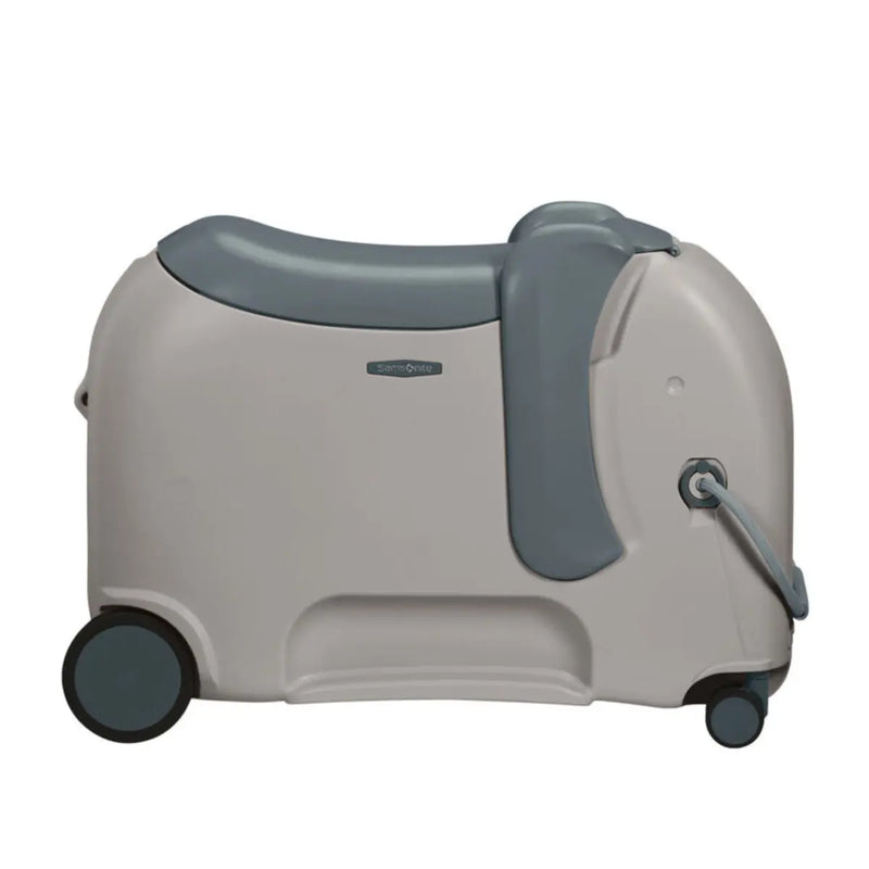  Samsonite Dream Rider DLX Ride-On Children's 4 Wheel Spinner Suitcase - Elephant Grey