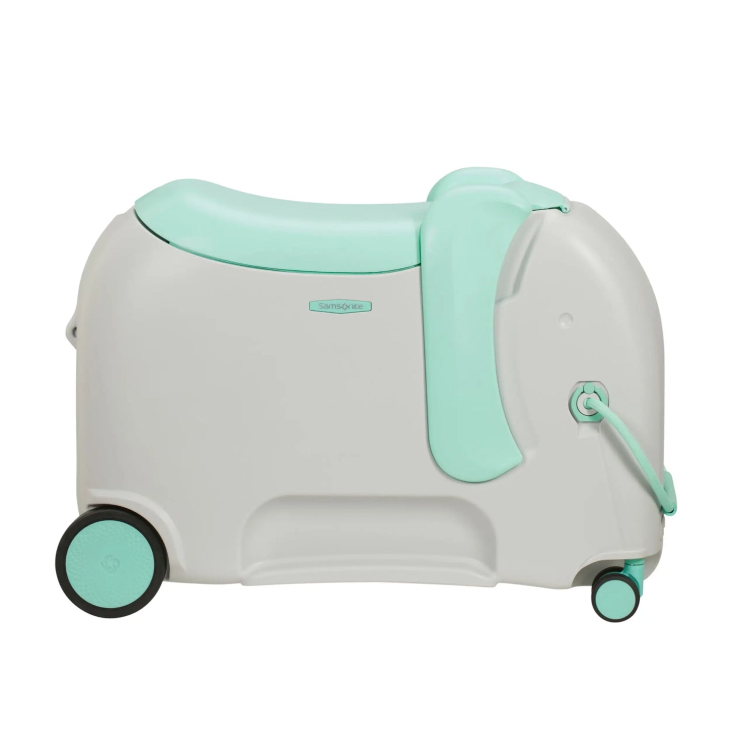 Samsonite Dream Rider DLX Ride-On Children's 4 Wheel Spinner Suitcase - Elephant Minty