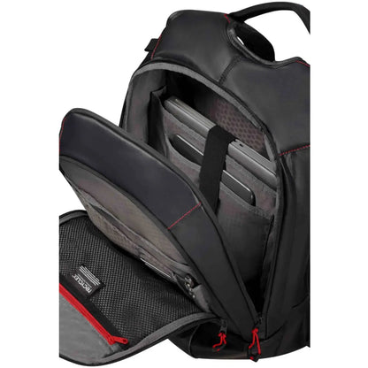 Main zippered compartment with built-in padded sleeves for laptops screen up to 17.3" and tablets up to 11"