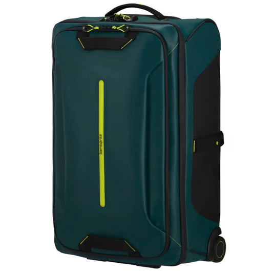Samsonite Ecodiver 67 cm Wheeled Duffle - Dark Teal / Lime
