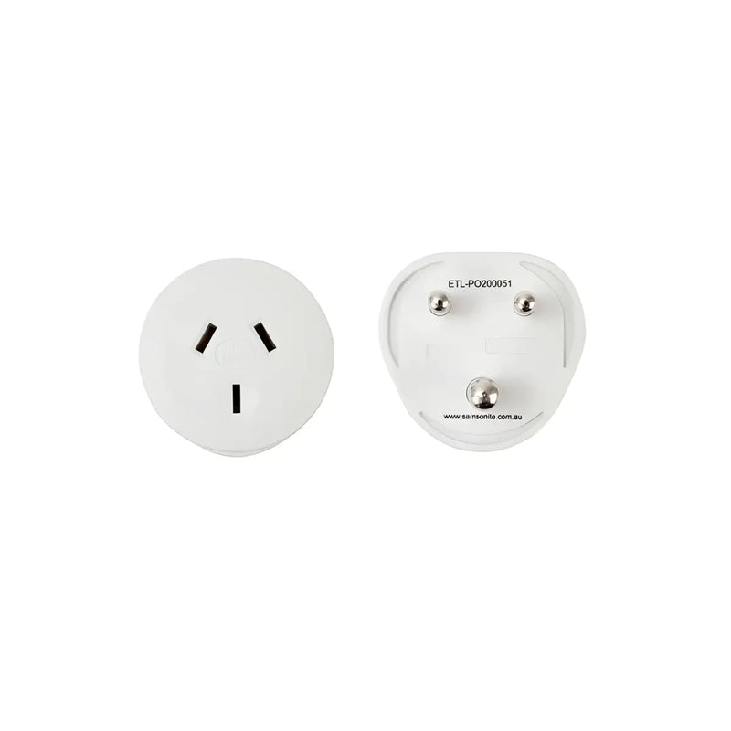 Samsonite Electrical Adaptor - Australia to India - White