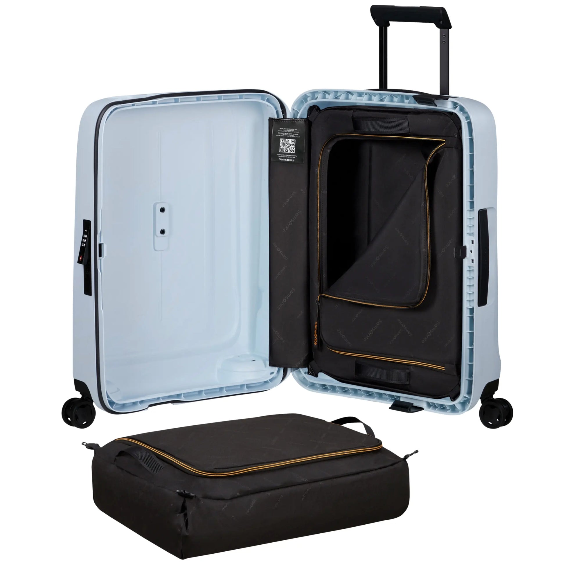 Samsonite Essens 55 cm Cabin Spinner Suitcase - Glacier