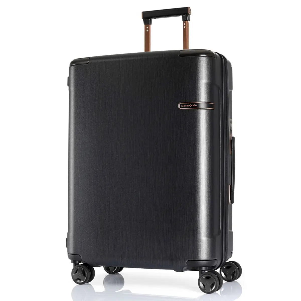 Samsonite EVOA TECH 69 cm 4 Wheel Expandable Non Tracker Luggage - Brushed Black