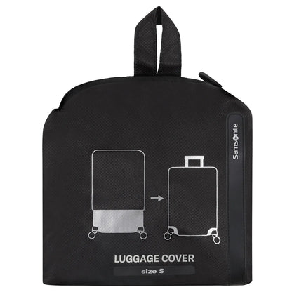 Samsonite Foldable Luggage Cover Small - Fits 55 cm - Black