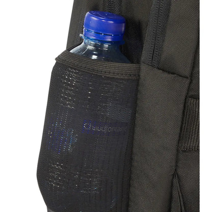 Side pocket suitable for water bottles/umbrellas