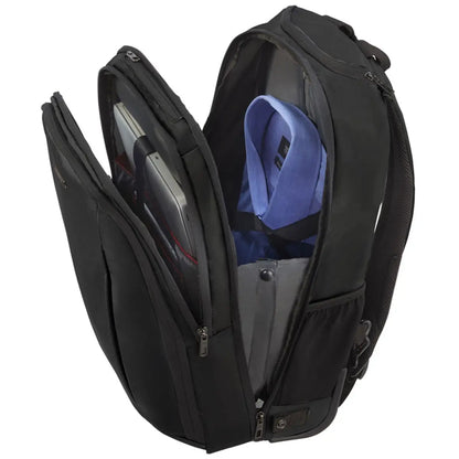 Laptop and tablet sections at the front of the bag