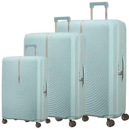 Samsonite HI-Fi 4 Wheel Expandable Suitcase Set - Sky Blue
