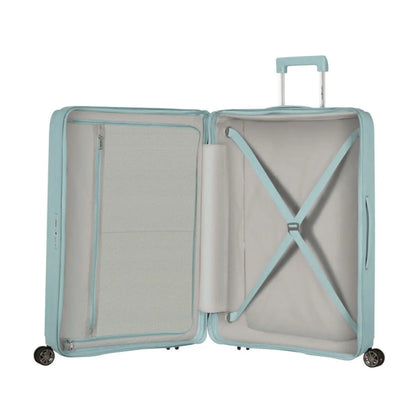 Cross ribbons to keep items in place and internal divider pad