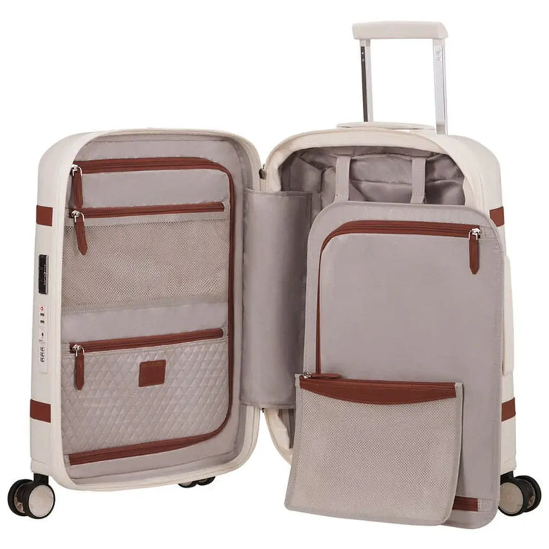 Samsonite Image 55 cm Easy Access Expandable Carry-on Suitcase - Ivory