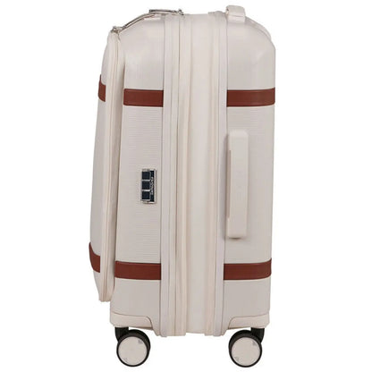 Samsonite Image 55 cm Easy Access Expandable Carry-on Suitcase - Ivory