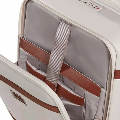 Samsonite Image 55 cm Easy Access Expandable Carry-on Suitcase - Ivory