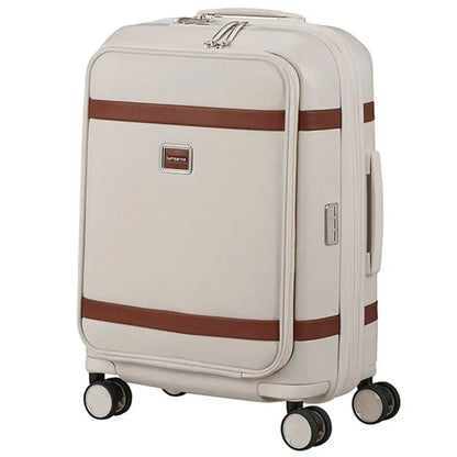 Samsonite Image 55 cm Easy Access Expandable Carry-on Suitcase - Ivory