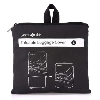 Samsonite Large Foldable Suitcase Cover - Fits up 81 cm - Black