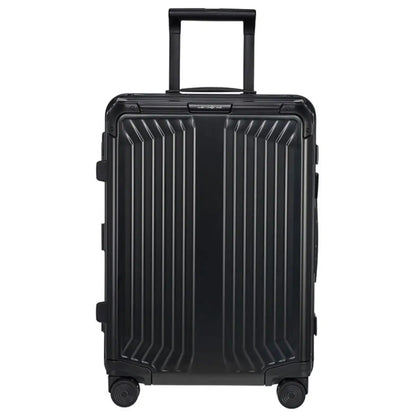 Samsonite Lite-Box ALU Anodised Aluminium 55 cm 4 Wheeled Spinner - Black